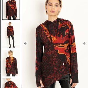 FIRE NATION END OF THE WORLD HOODIE - LIMITED -  Size S - BlackMilk BNWT